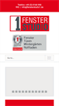 Mobile Screenshot of fensterstudio1.de